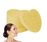 Sponges For Cleansing - Heart Shaped Face Sponges, Compressed Sponges For Heart Shape Face | Spa Face Sponges, Cosmetic Sponge Pads For Cleansing Quot