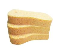 Sponges Kitchen | Sponges for Dishes,3 Piece Wood Pulp Cotton Scouring Pad for Cleaning Countertops Removing Dirt Dishwashing Car Wash Bathroom Kitchen