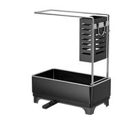 Spongiform Drain Rack Twelve Hundred Kitchen Craft Spaces Offering Multiple Color Preferences and Efficient Stream Black Spongiform Holder Grey White