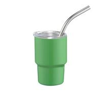 SPONGL Coffee Mug, Stainless Steel Double Walled Insulated Travel Mug with Straw and Lid, Portable Coffee Cup, Drinkware