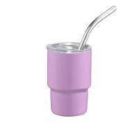 SPONGL Coffee Mug, Stainless Steel Double Walled Insulated Travel Mug with Straw and Lid, Portable Coffee Cup, Drinkware