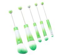 SPONGL Makeup Brushes, Embossed Makeup Brushes with Metal Handle, Makeup Brushes, Eye Shadow Makeup Brushes, Red Beaded Makeup Brush