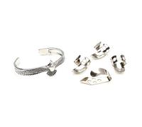 SPONGL Metal Thumb Finger Picks for Guitar Finger Guard Open Design Finger Pick with Bracelet