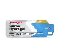 Sponser Sport Food Carbo Hydrogel Energy Gels Box Neutral Flavour 60g 20 Units One Size White / Blue