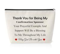 Sponsor Gift Makeup Bag Appreciation Gifts for Her AA Sponsor Gifts Thank You Gift for Sponsor Leader Friend Colleague Addiction Recovery Gift Christmas Birthday Gift Travel Makeup Bag