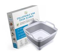 Sponsored Ad - Home Spirit Collapsible Sink, Portable Dish Pan, Wash Basin Tub for Dish, Fruits, Vegetables, Textiles, Clo.