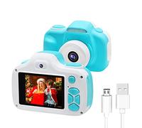 Sponsored Ad - Kids Camera for Boys Gifts with 16GB TF Card, 12.0MP Selfie Video Digital Camera with Flash for Children 3-.