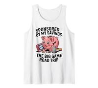 Sponsored by My Savings The Big Game Road Trip Football Tank Top