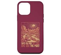 Spontaneous Unplanned Road Trip Adventure 70s Groovy Vintage Case for iPhone 12 mini