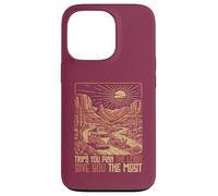 Spontaneous Unplanned Road Trip Adventure 70s Groovy Vintage Case for iPhone 13 Pro