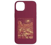 Spontaneous Unplanned Road Trip Adventure 70s Groovy Vintage Case for iPhone 14 Plus
