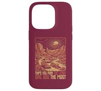 Spontaneous Unplanned Road Trip Adventure 70s Groovy Vintage Case for iPhone 14 Pro