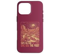 Spontaneous Unplanned Road Trip Adventure 70s Groovy Vintage Case for iPhone 16 Pro Max