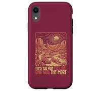 Spontaneous Unplanned Road Trip Adventure 70s Groovy Vintage Case for iPhone XR