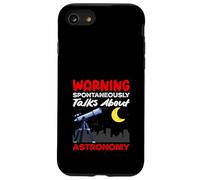 Spontaneously Talks About Astronomy Warning Funny Case for iPhone SE (2020) / 7/8