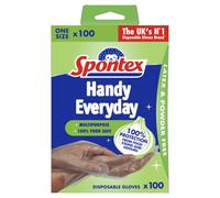 Spontex 100 Handy Multipurpose Disposable Gloves |