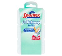 Spontex 3 Dishmop Non Scratch Sponge Refills