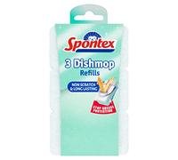 Spontex 3 Dishmop Non Scratch Sponge Refills