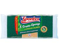 Spontex 3 Long-Lasting Sponge Scrapers - Available on Warehouse - Count on 15 February 2019