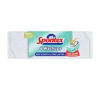 Spontex 4 Washups Non Scratch Sponge Scourers (Pack of 10)