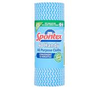 Spontex 40 Handy All Purpose Cleaning Cloths on a Roll - 6 Pack (Full Case)