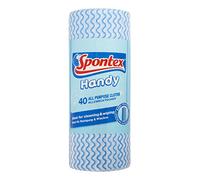 Spontex All Purpose Cloths on a Roll x 40 (Pack of 3, Total 120 Cloths)