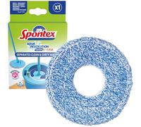 Spontex Aqua Revolution System X'tra Mop Refill | Microfibre Mop Head for Wet & Dry Surfaces | Cleans Laminate, Wood & Tile Flooring