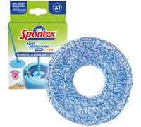 Spontex Aqua Revolution System X'tra Mop Refill | Microfibre Mop Head for Wet & Dry Surfaces | Cleans Laminate, Wood & Tile Flooring