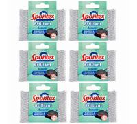 Spontex Brilliant Non Scratch Scourer X 6