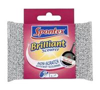 Spontex Brilliant Scourer Non-Scratch - Pack Of 3 by Spontex