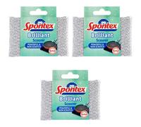 Spontex Brilliant Scourer (Pack Of 3)