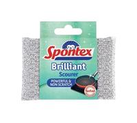Spontex Brilliant Scourer Pad Silver Non-scratch 31600328