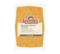 Spontex Decorators Sponge | Standard: 14 x 9.5 cm | For Washing Walls, Wallpaper Hanging, Tile Cleaning & More | Super Absorbent Cellulose | 1 Pack