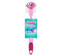 Spontex Dish Brush for Washing Up, Pink Style, Pack of 9