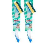 Spontex Dishmop Washing Up Brush, Refillable, Blue (Pack of 2)