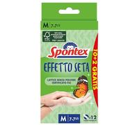 Spontex & Disposable Gloves Medium-Second Skin Silk x 10