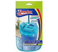 Spontex Express System Compact Flat Spin Mop Microfibre Refill, Pack of 1