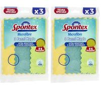 Spontex Magic Cloths, 3 Pieces (Pack of 2)