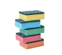 Spontex Megamax Antibacterial Sponge Scourers | XL Washing Up Sponges for Dishes | 5 Pack