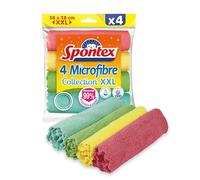 Spontex MF Collection 2+1 Microfibre Cloth, Multi-Colour, Pack of 3 (1 Piece)