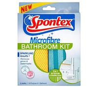 Spontex Microfibre Bathroom Kit (2 Cloths)