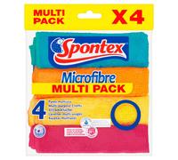 Spontex Microfibre Cloths - Pack of 4