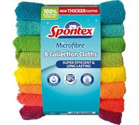Spontex Microfibre Cloth 8 Pack