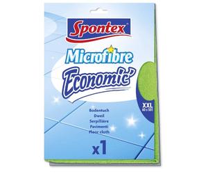Spontex Microfibre Economic Floor Cloth XXL 60 x 50 cm. Colour Cannot be Chosen. Pack of 1