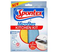 Spontex Microfibre Kitchen Kit