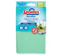 Spontex Microfibre Window Cleaning Cloth, 1 per Pack