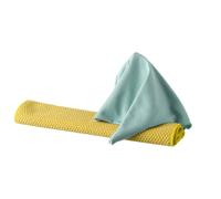 Spontex Microfibre Window Kit 2 Wipes Efficient with Just Water Removes