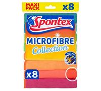 Spontex Multi Purpose Microfibre Cloths - Packs of 8 (1)