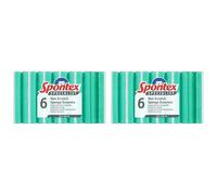 Spontex Specialist Non Scratch Sponge Scourers (Pack of 12)
