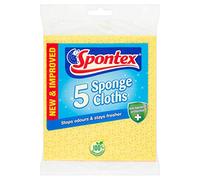 Spontex Sponge Cloths - 4 packs of 5 (Total 20 Cloths)